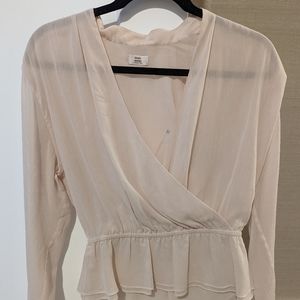Aritzia Little Moon Blush Blouse - Size SMALL